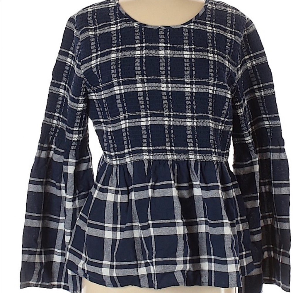 Carlon Checkered Blouse